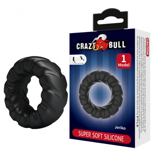 CRAZY BULL - Jeriko Super Soft Silicon Male Delay Cock Rings (Model 1) CRAZY BULL - Jeriko Super Soft Silicon Male Delay Cock Rings (Model 1)